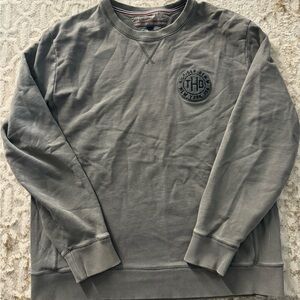 Tommy Hilfiger Charcoal Crewneck Sweater Mens xl